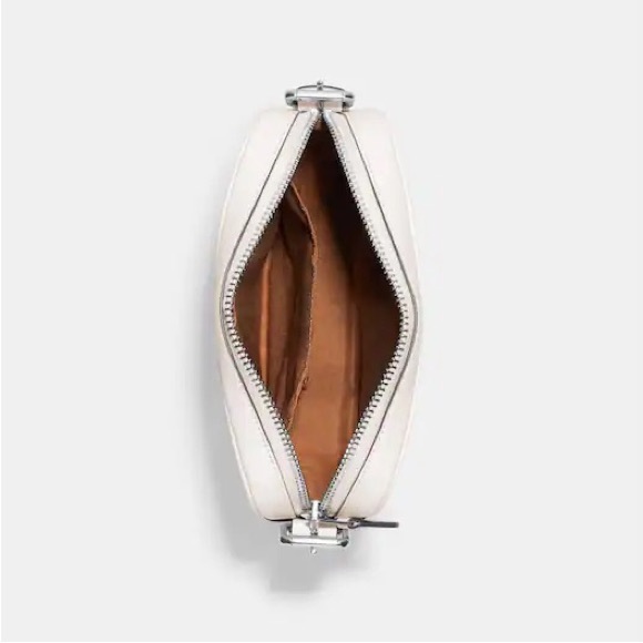 New COACH Hudson Crossbody 21 In Signature Canvas w/Trompe L'oeil Print in Chalk - Picture 3 of 4